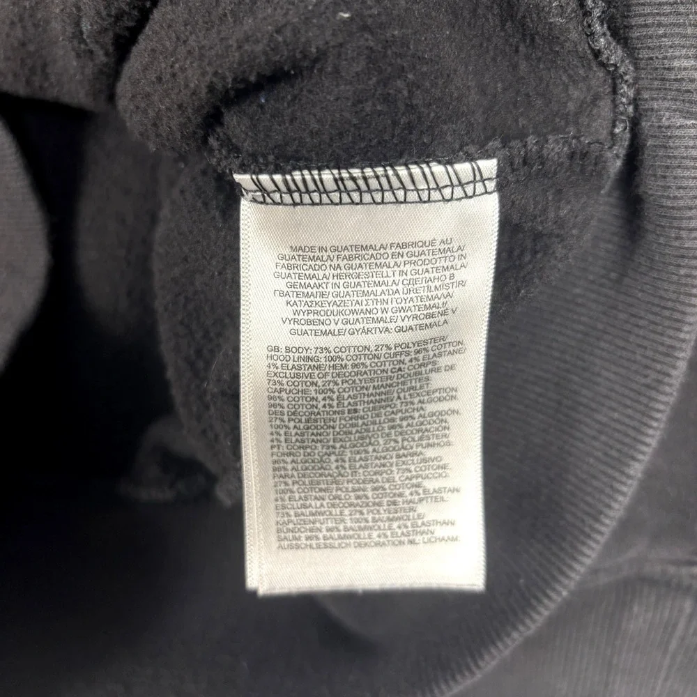 The North Face Men's Medium Black Hoodie‎ Sweatshirt Pullover Size M